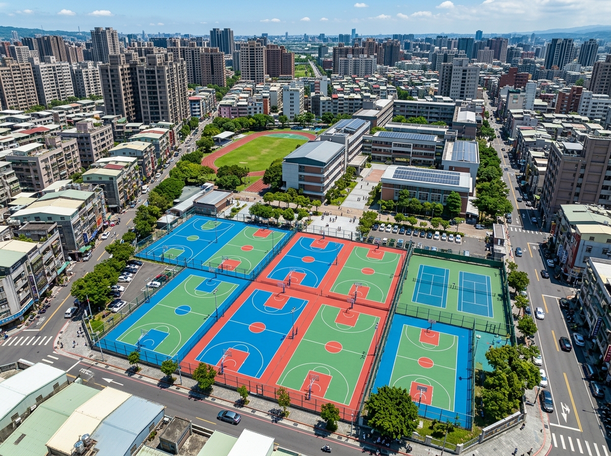 内江市预制型塑胶跑道硅PU篮球场 - 哪里好